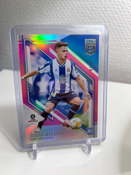 Donruss Elite 21-22 - Oscar Melendo Pink /49 RC Card - Espanyol Barcelona