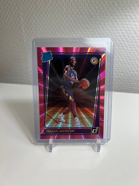 Donruss 21-22 - Isaiah Jackson Pink Laser Rated Rookie - Indiana Pacers