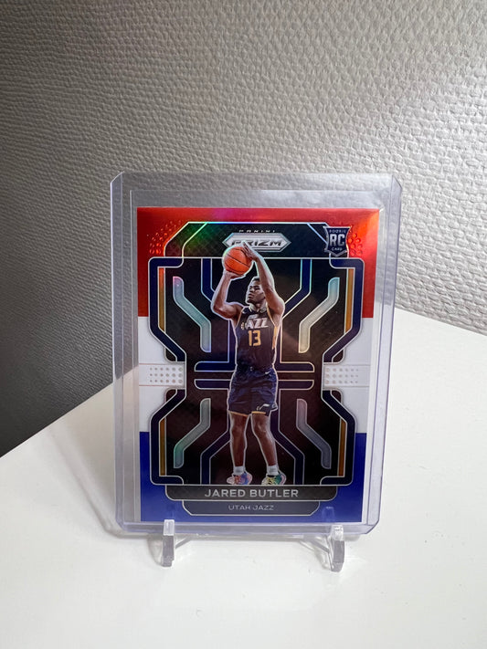 Prizm 21-22 - Jared Butler Tri-Color RC Card - Utah jazz