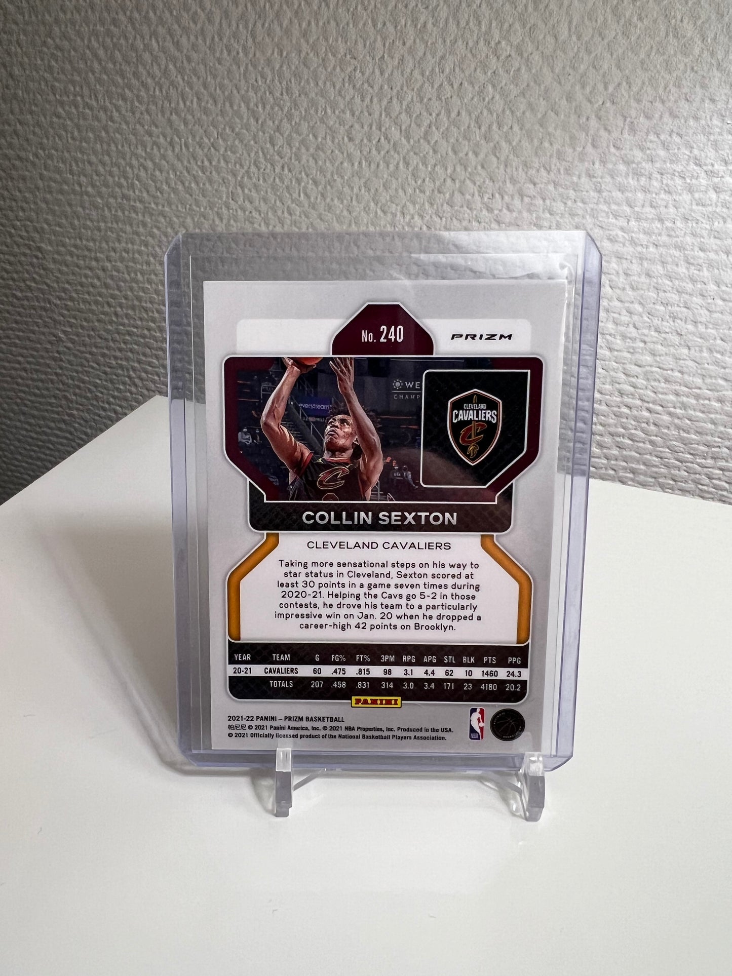 Prizm 21-22 - Collin Sexton Green - Cleveland Cavaliers