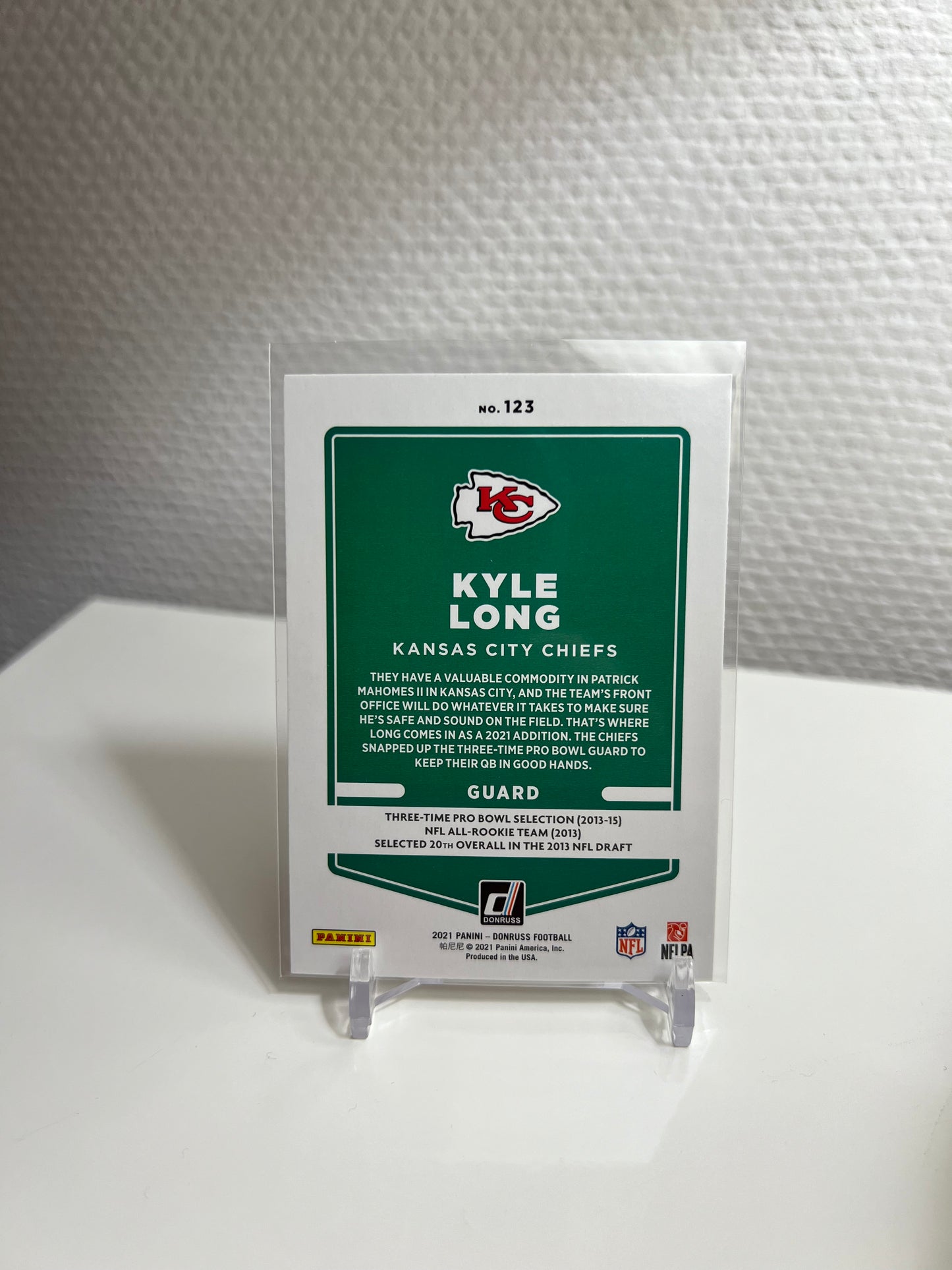 Donruss 21 - Kyle Long - Kansas City Chiefs