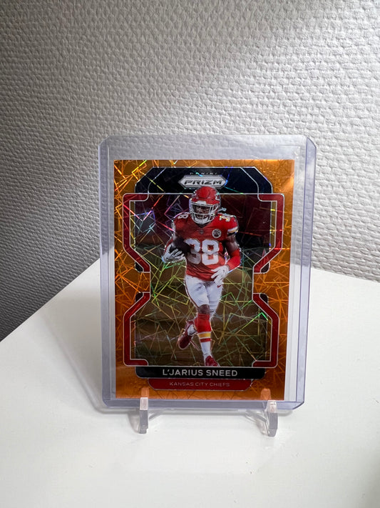 Prizm 21 - L´Jarius Sneed Orange Velocity - Kansas City Chiefs