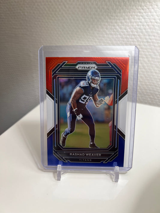 Prizm 22 - Rashad Weaver Tri-Color - Tennessee Titans