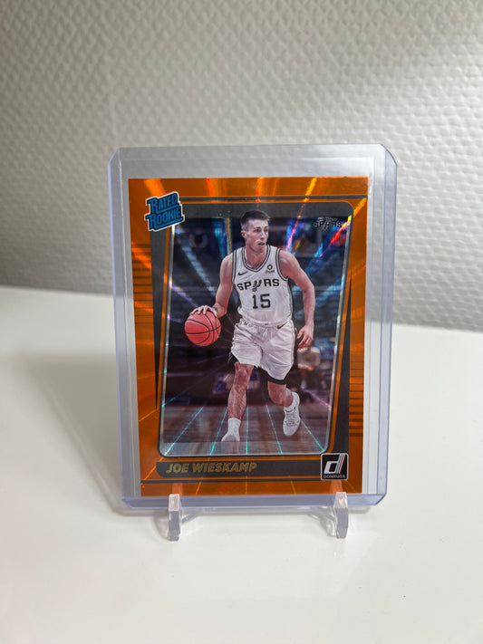 Donruss 21-22 - Joe Wieskamp Orange Laser Rated Rookie - San Antonio Spurs