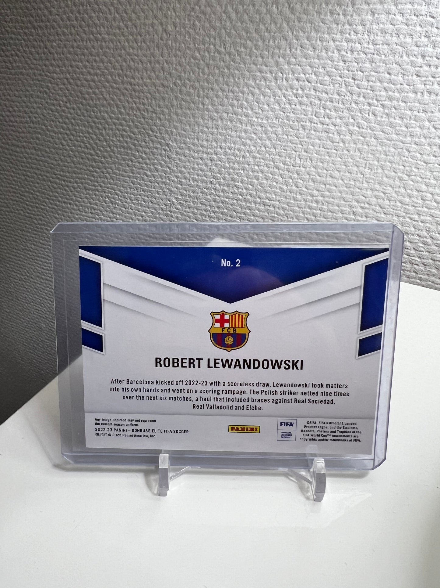 Donruss Elite 22-23 - Robert Lewandowski Field Vision - FC Barcelona