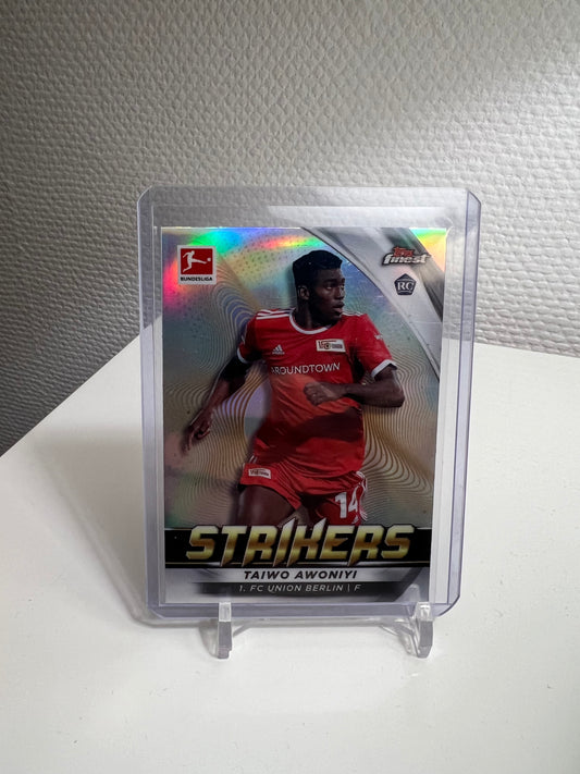 Finest 21-22 - Taiwo Awoniyi Strickers RC Card - 1. FC Union Berlin #FS-TA