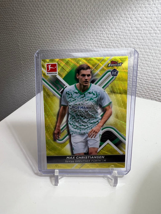 Finest 21-22 - Max Christiansen Yellow Wave /350 - SpVgg Greuther Fürth