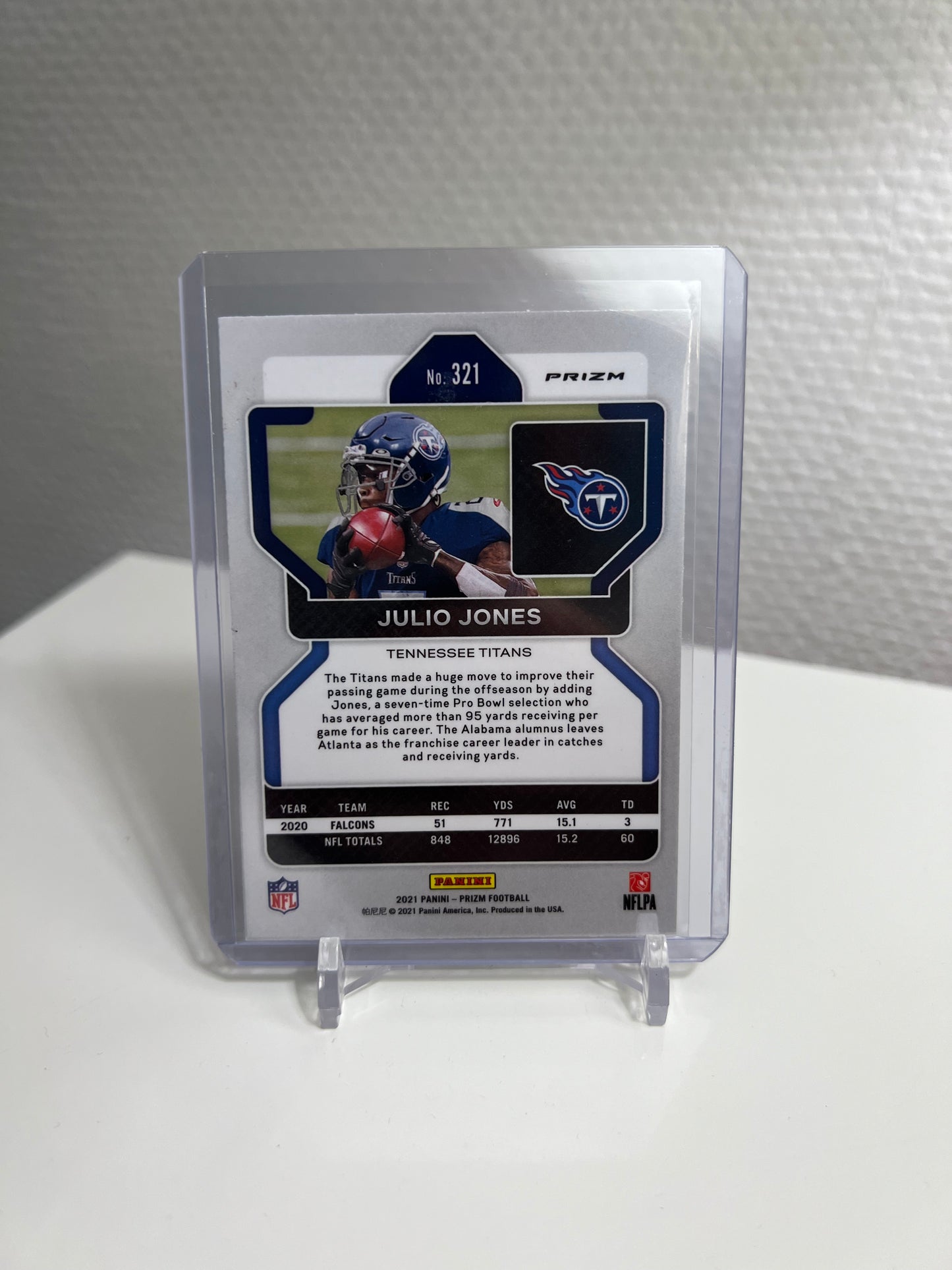 Panini Prizm 21 - Julio Jones - Tennessee Titans