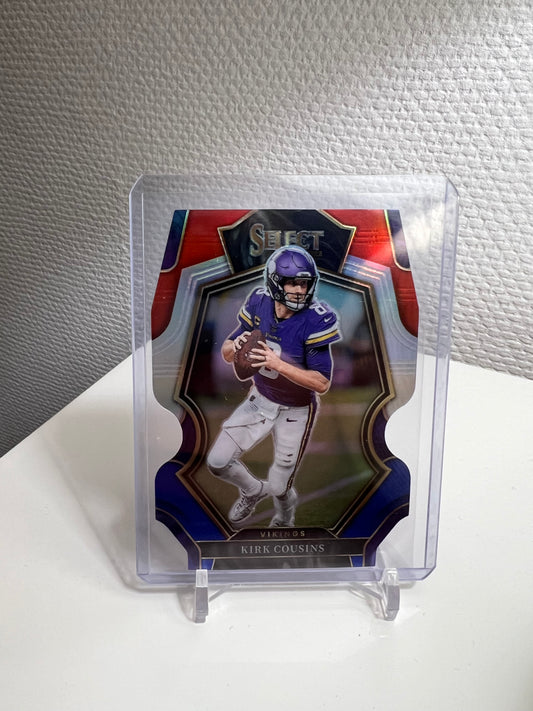 Select 22 - Kirk Cousins Tri-Color Die-Cut Prizm - Minnesota Vikings