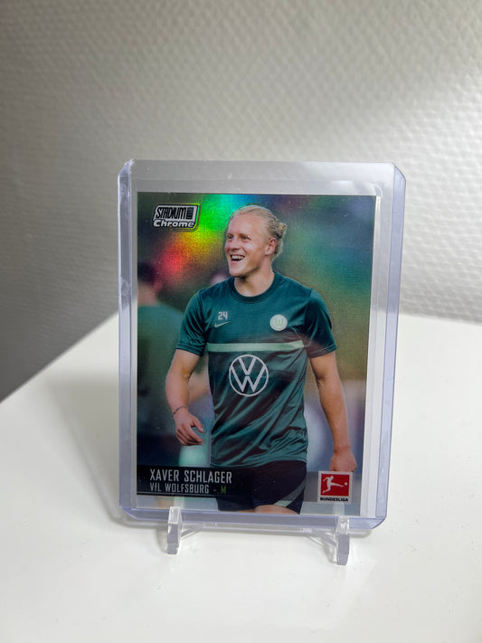 Stadium Club Chrome 21-22 - Xaver Schlager Refractor - VfL Wolfsburg