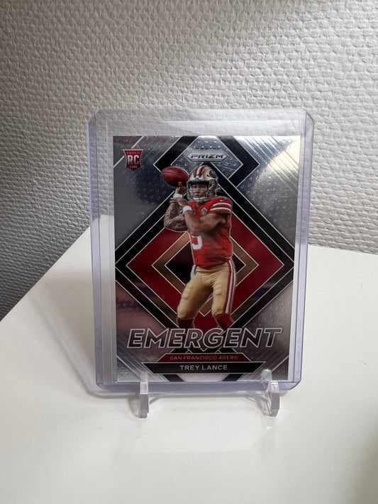 Prizm 21 - Trey Lance Emergent RC Card - San Francisco 49ers #E-3