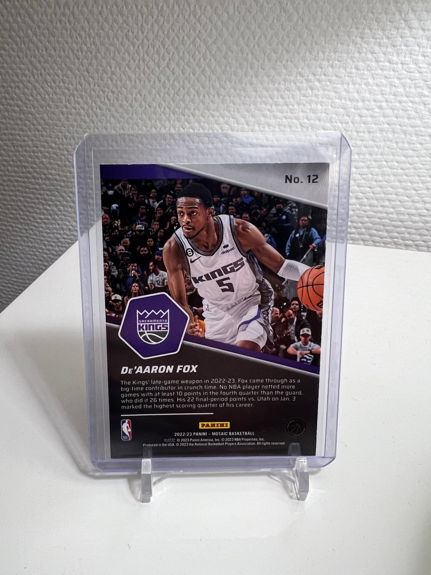 Mosaic 22-23 - DeAaron Fox Breakaway - Sacramento Kings