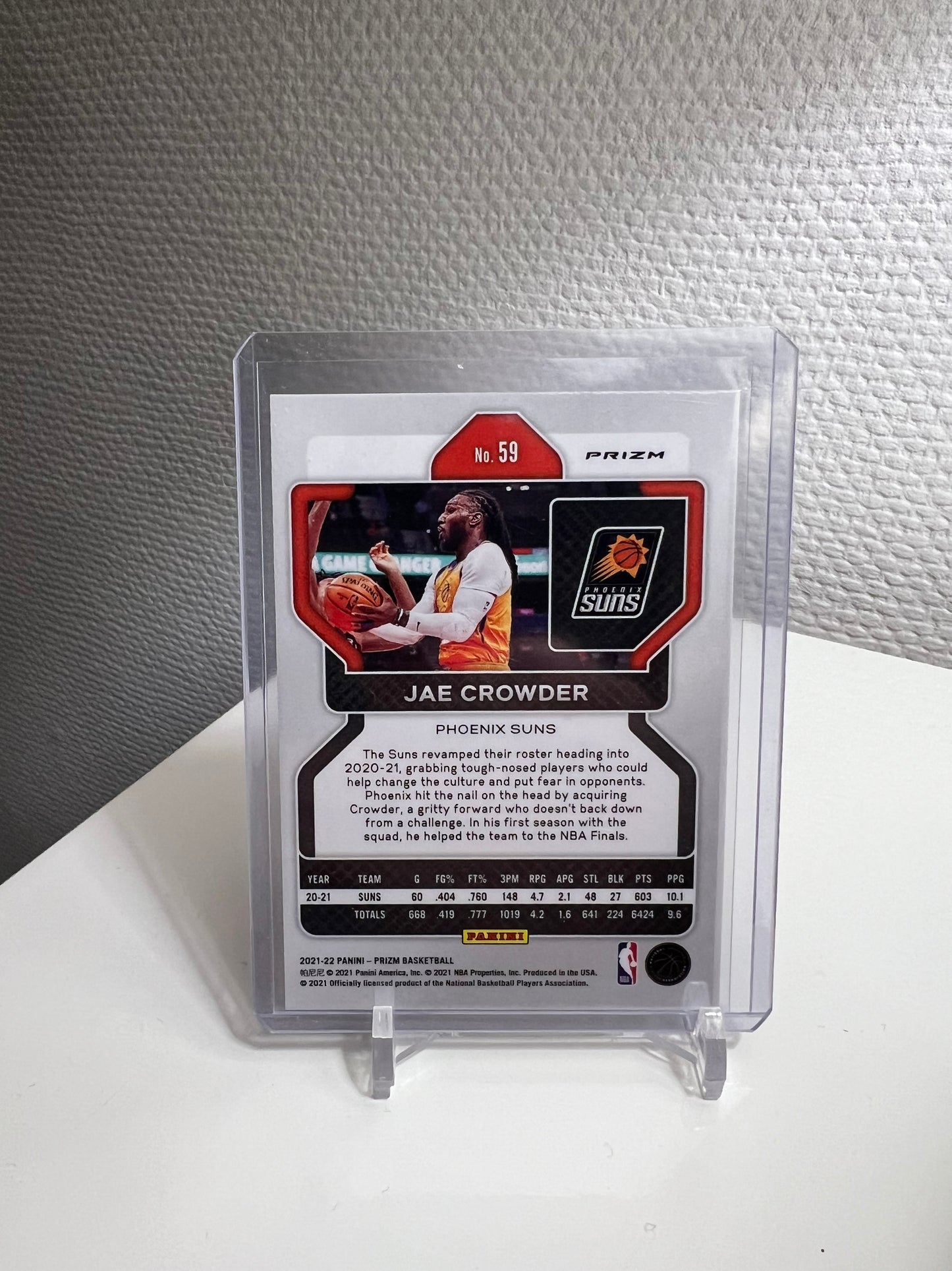 Prizm 21-22 - Jae Crowder Green - Phoenix Suns