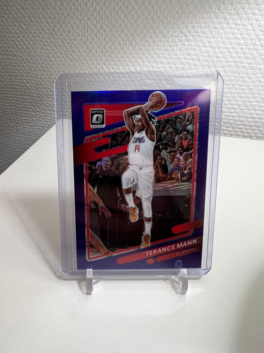 Donruss Optic 21-22 - Terance Mann Purple Prizm - Los Angeles Clippers