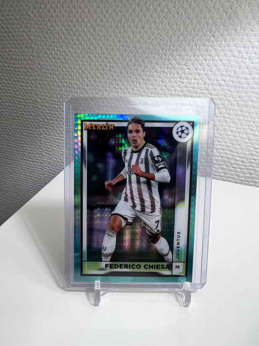 Merlin Chrome 22-23 - Federico Chiesa Aqua Prism - Juventus Turin