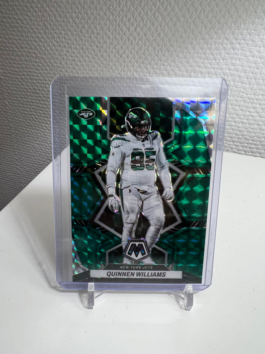 Mosaic 22 - Quinnen Williams Green Prizm - New York Jets