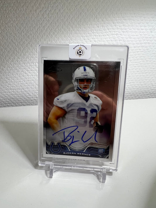 Chrome 13 - Björn Werner OnCard Autograph /600 - Indianapolis Colts