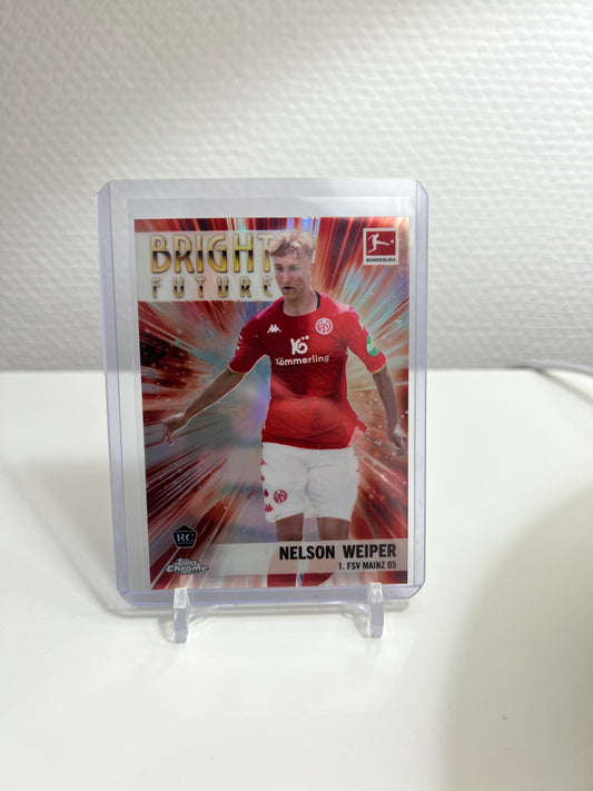 Chrome 22-23 - Nelson Weiper Bright Future RC Card - FSV Mainz 05