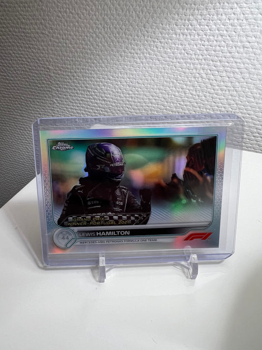 Chrome 22 - Lewis Hamilton Grand Prix Winner Portugal 2021 Refractor - Mercedes Petronas