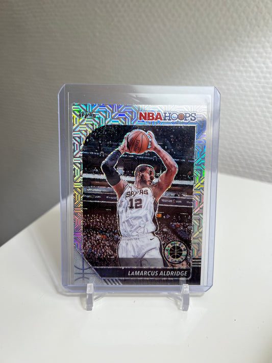 Hoops Premium Stock 19-20 - LaMarcus Aldridge Silver Mojo Prizm - San Antonio Spurs