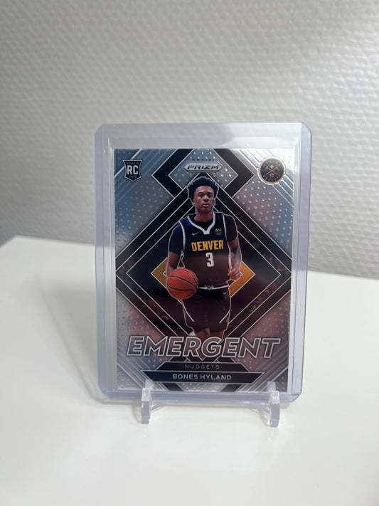 Prizm 21-22 - Bones Hyland Emergent RC Card - Denver Nuggets