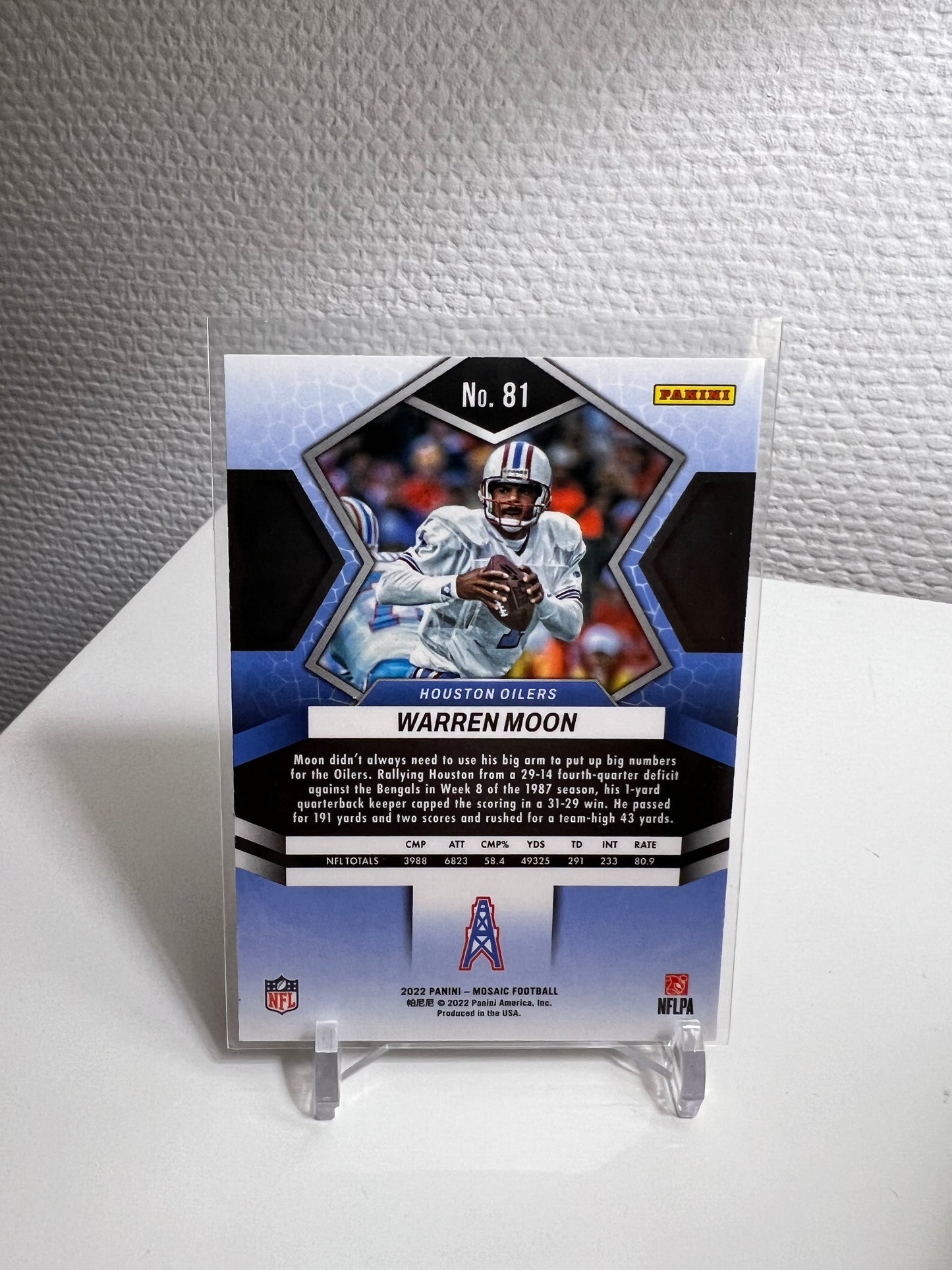Mosaic 22 - Warren Moon - Houston Oilers
