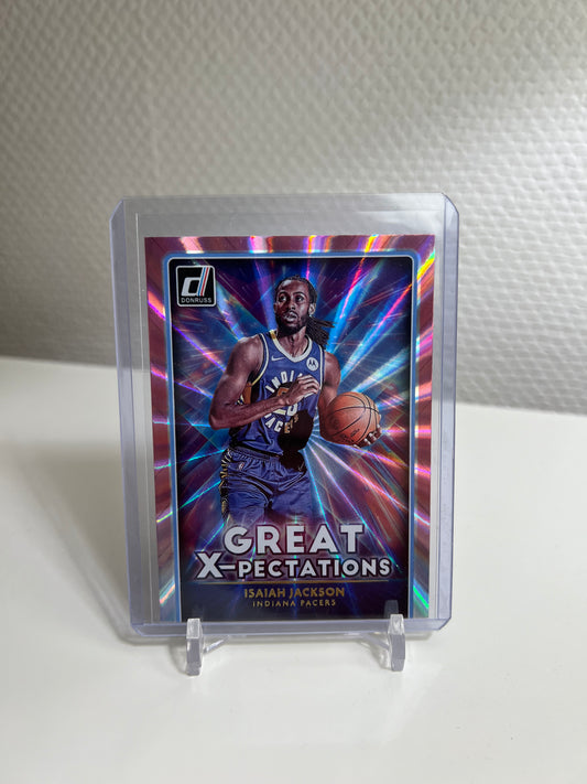 Donruss 21-22 - Isaiah Jackson Great X-Pectations Pink Laser - Indiana Pacers