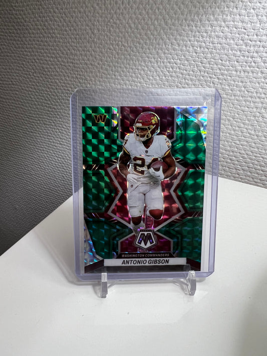 Mosaic 22 - Antonio Gibson Green Prizm - Washington Commanders