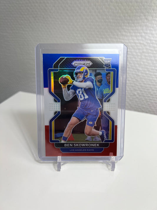 Panini Prizm 21 - Ben Skowronek Tri-Color RC Card - Los Angeles Rams
