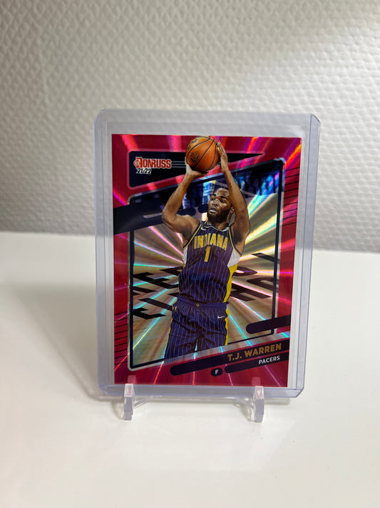 Donruss 21-22 - T.J. Warren Pink Laser - Indiana Pacers