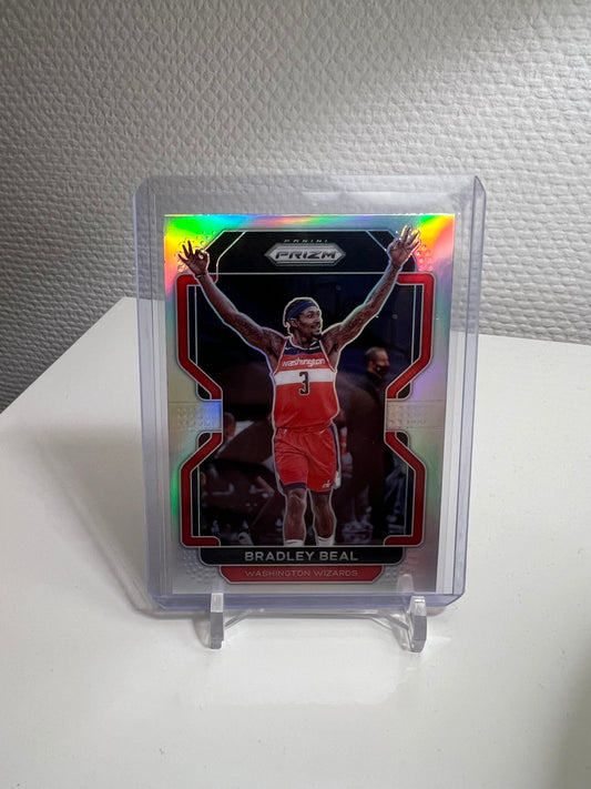 Prizm 21-22 - Bradely Beal Silver Holo - Washington Wizards