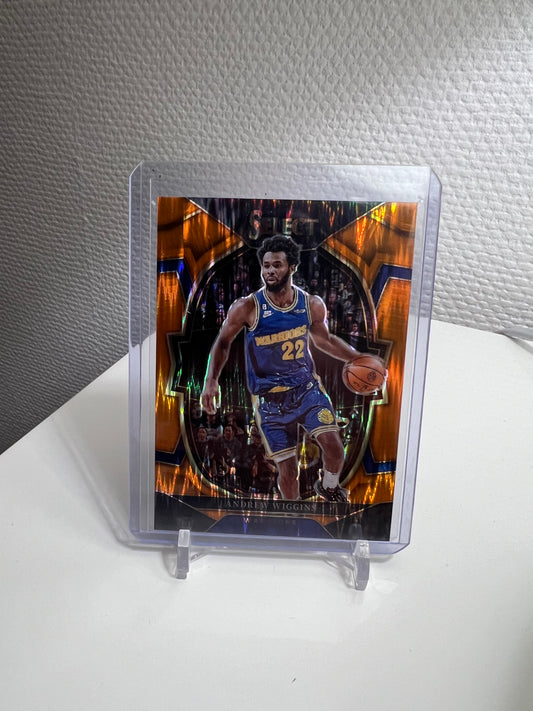 Select 22-23 - Andrew Wiggins Orange Shimmer Prizm - Golden State Warriors