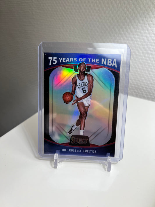 Select 21-22 - Bill Russell 75 Years of the NBA Prizm - Boston Celtics