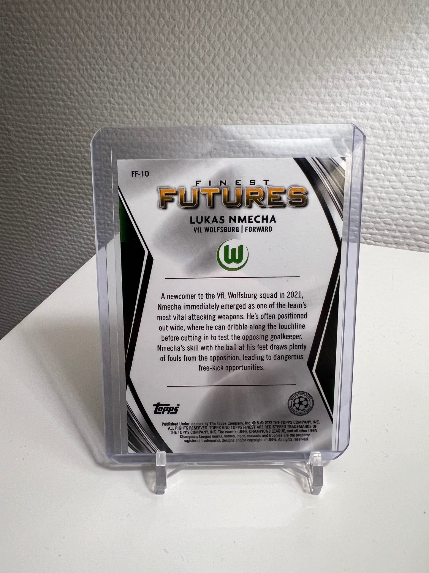 Finest 21-22 - Lucas Nmecha Finest Futures - VfL Wolfsburg #FF-10