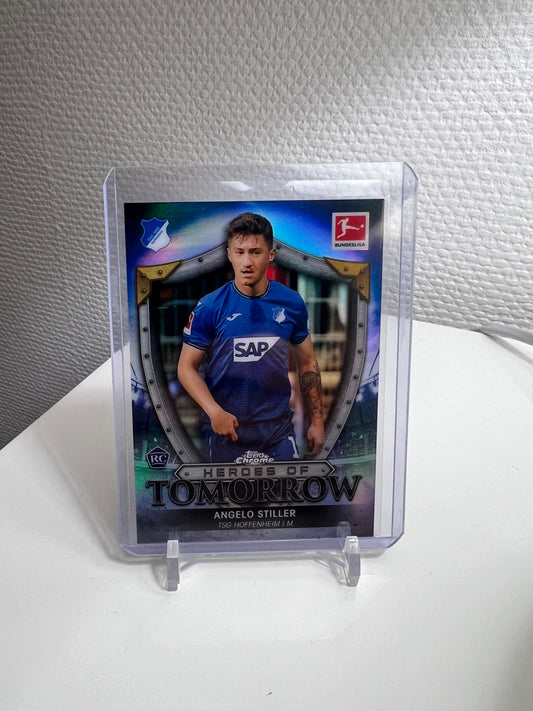 Chrome 21-22 - Angelo Stiller Heroes of Tomorrow RC Card - TSG 1899 Hoffenheim #HT-AS