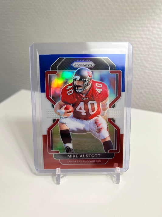 Panini Prizm 21 - Mike Alstott Tri-Color - Tampa Bay Buccaneers