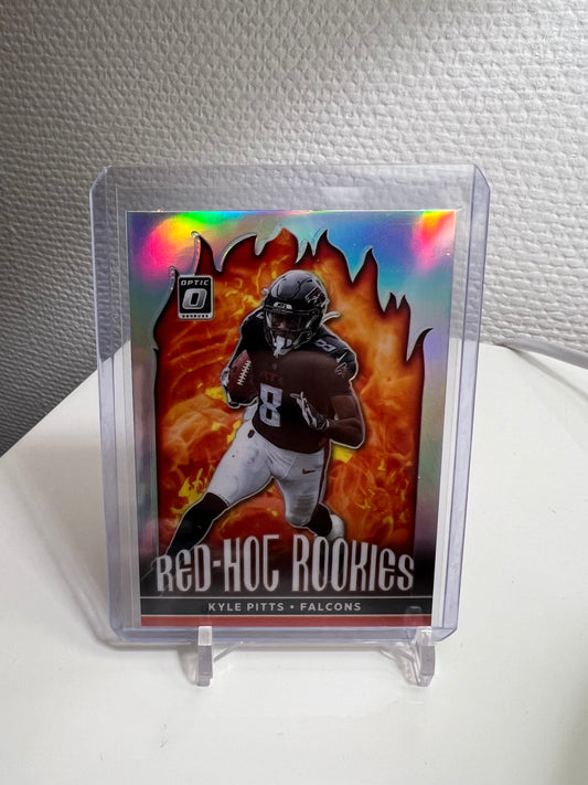 Donruss Optic 21 - Kyle Pitts Red-Hot Rookies Silver Prizm - Atlanta Falcons #RHR-6