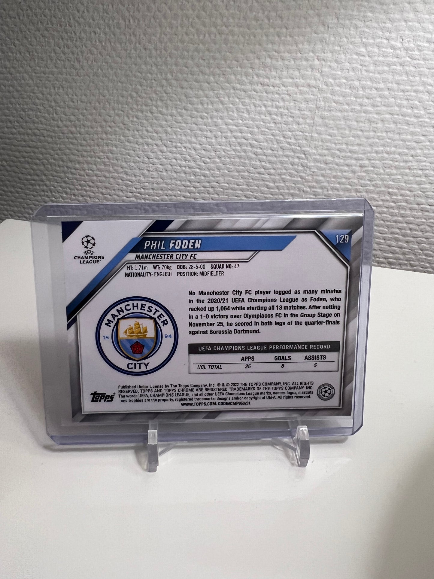 Chrome 21-22 - Phil Foden - Manchester City