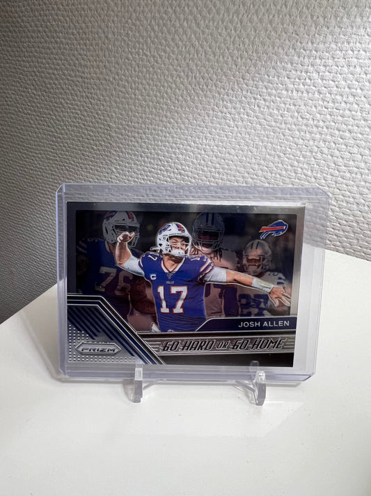 Prizm 20 - Josh Allen Go Hard or Go Home - Buffalo Bills