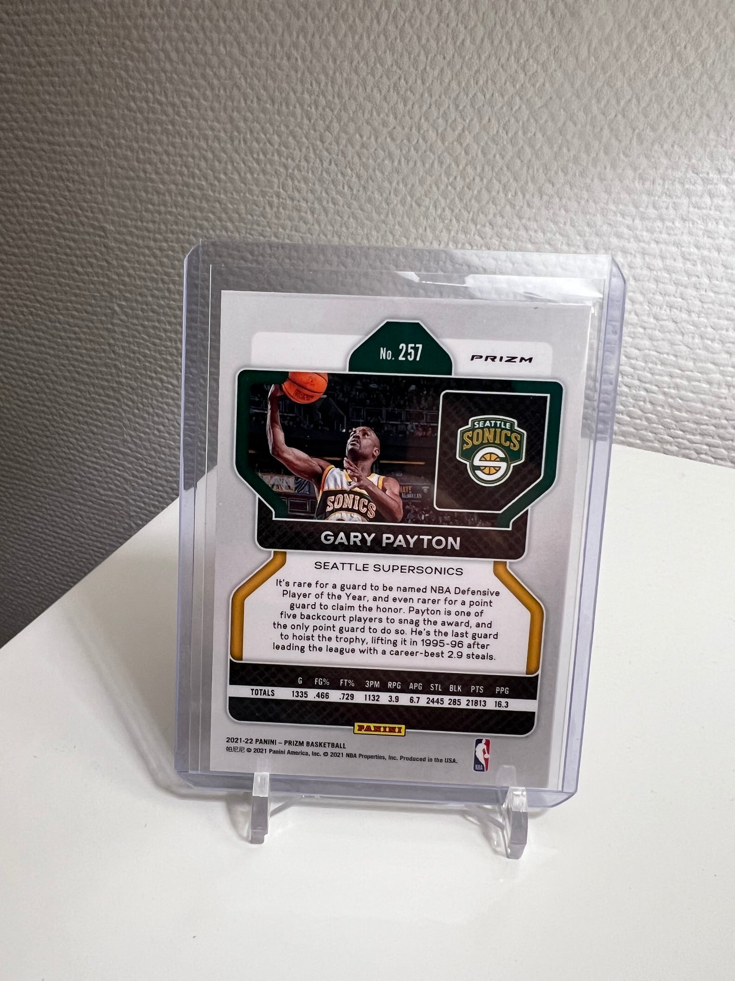 Prizm 21-22 - Gary Payton Silver - Seattle Supersonics