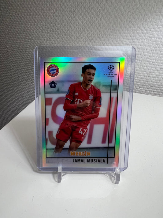 Merlin 20-21 - Jamal Musiala RC Card Refractor - FC Bayern München