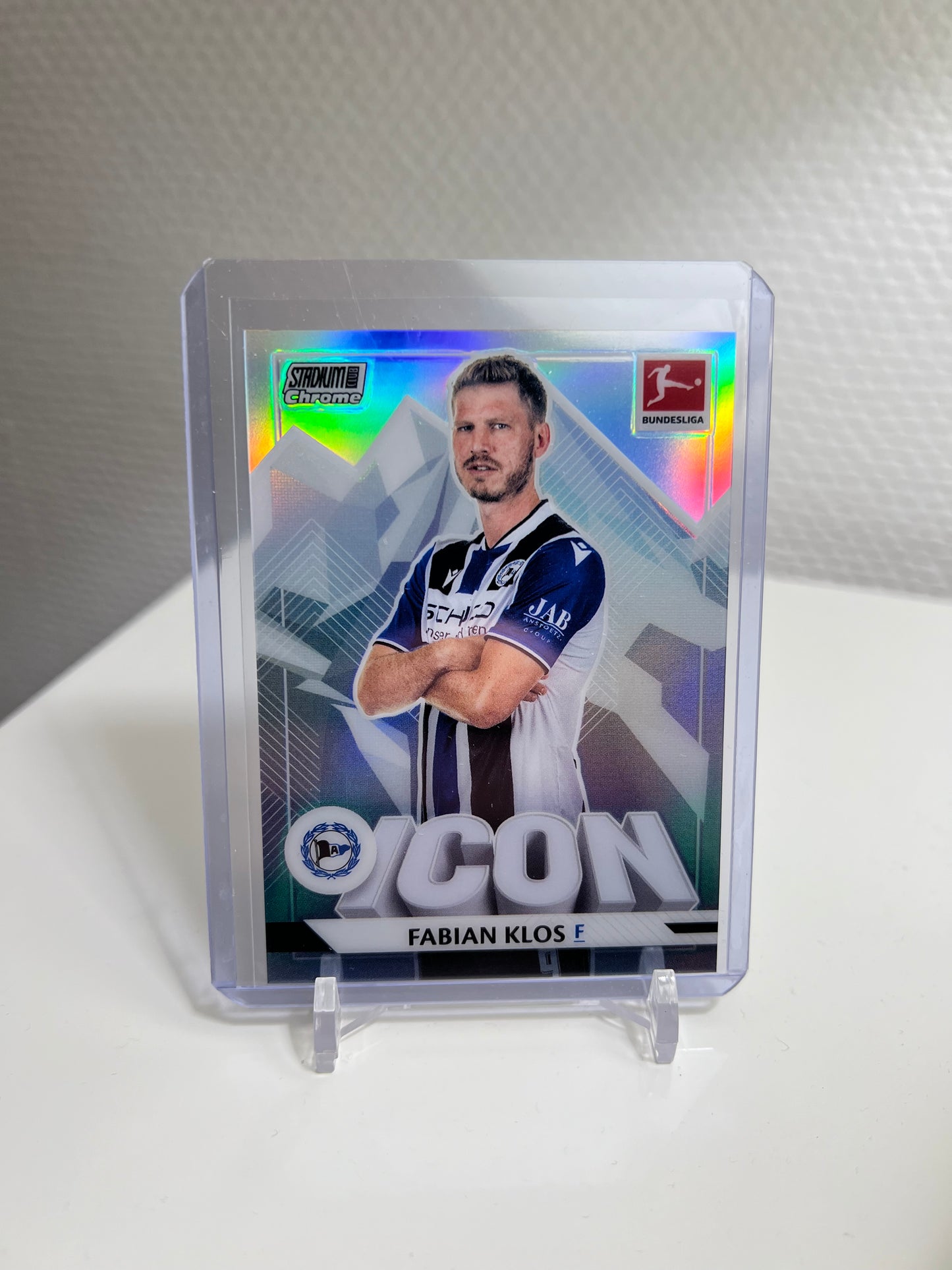 Stadium Club Chrome 21-22 - Fabian Klos Club Icons - DSC Arminia Bielefeld #CI-FK