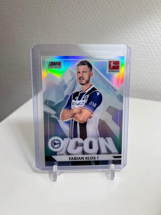 Stadium Club Chrome 21-22 - Fabian Klos Club Icons - DSC Arminia Bielefeld #CI-FK
