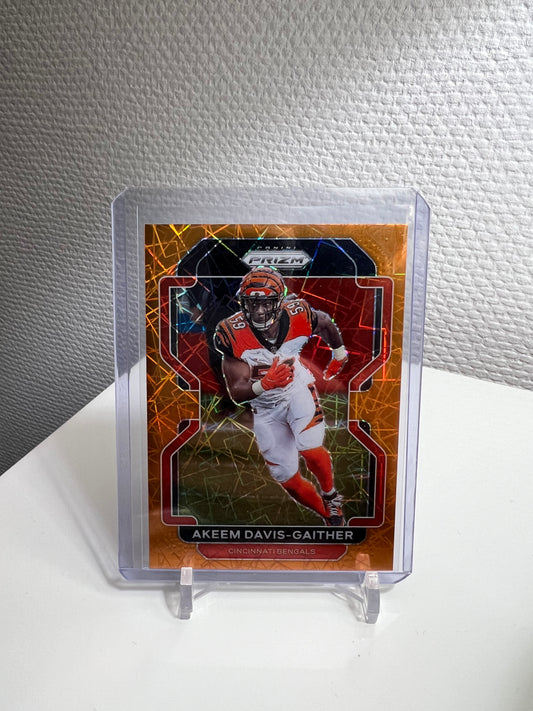 Prizm 21 - Akeem Davis-Gaither Orange Velocity - Cincinnati Bengals