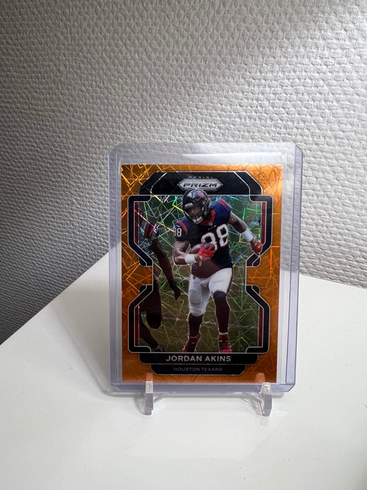 Prizm 21 - Jordan Akins Orange Velocity - Houston Texans