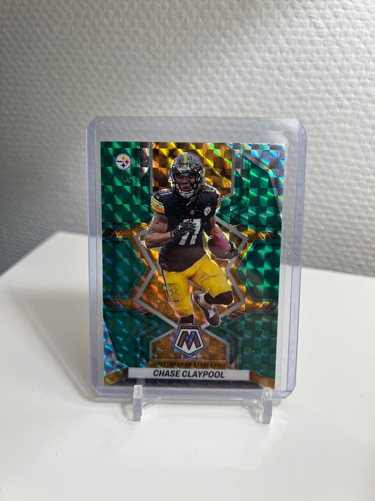 Mosaic 22 - Chase Claypool Green Prizm - Pittsburgh Steelers