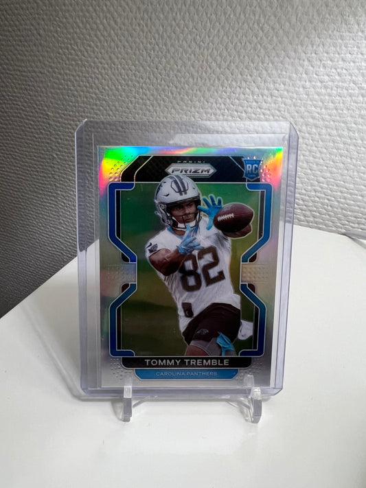 Prizm 21 - Tommy Tremble Silver Holo RC Card - Carolina Panthers