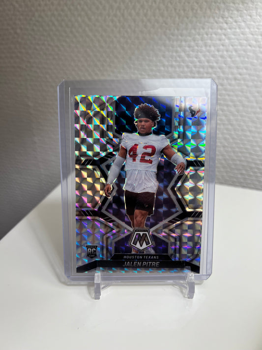 Mosaic 22 - Jalen Pitre Silver Prizm RC Card - Houston Texans