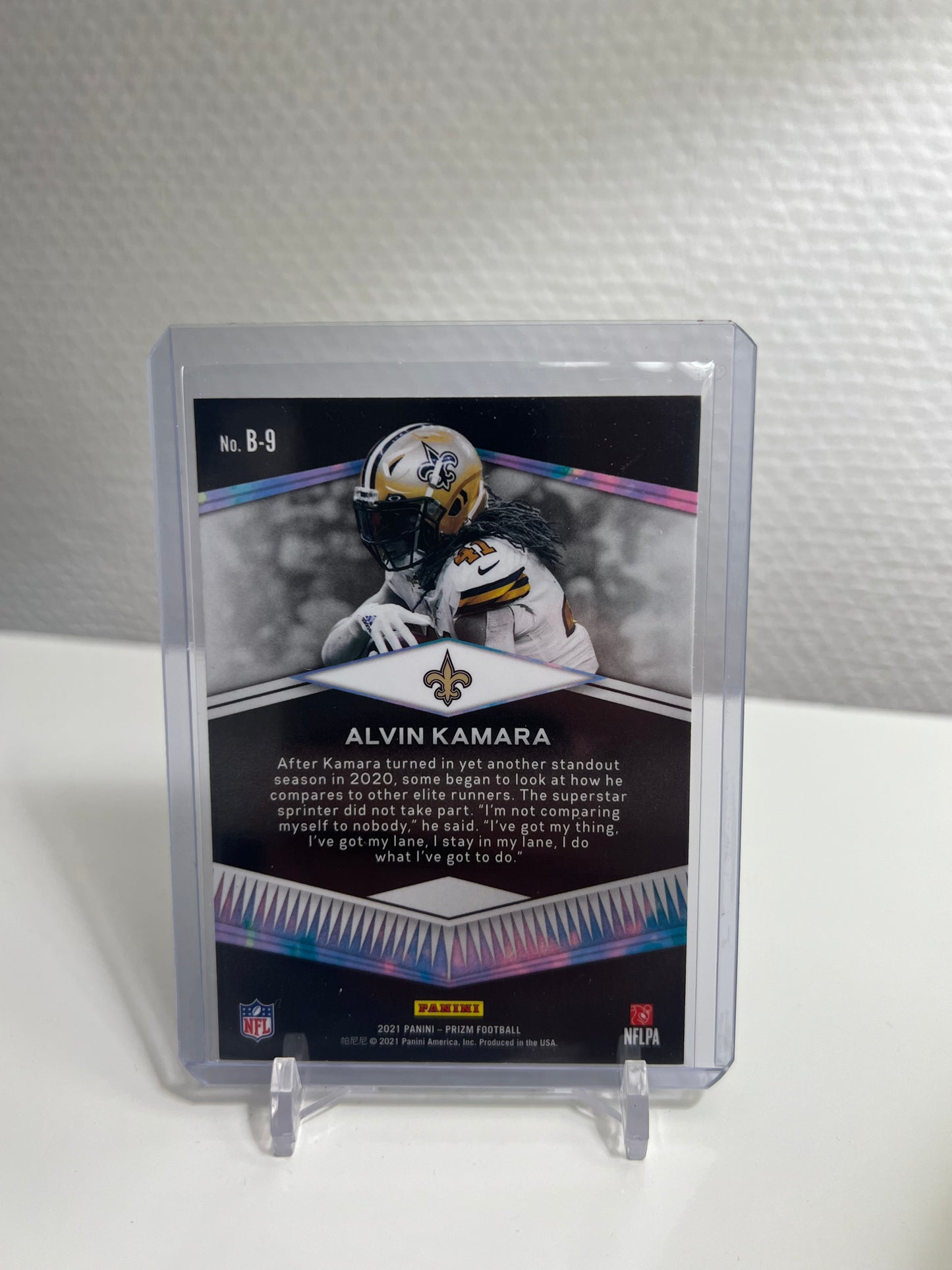 Prizm 21 - Alvin Kamara Brilliance - New Orleans Saints #B-9
