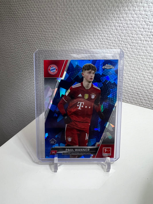 Chrome Sapphire 21-22 - Paul Wanner RC Card - FC Bayern München